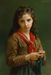 genç kız by William Adolphe Bouguereau